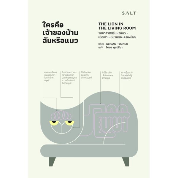 9786168266076-02.jpg ใครคือเจ้าของบ้าน ฉันหรือแมว The Lion in the Living Room / Abigail Tucker / โตมร ศุขปรีชา แปล / Salt Publishing