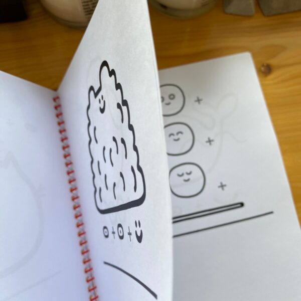 Set Drawing Math Book & Bag ซาลาเปา (กระเป๋าผ้า+หนังสือ) / ภัทรีดา ประสานทอง / Deep Fried Press